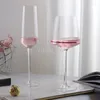 Wine Glasses 450-650ml Light Luxury Burgundy Red (Dessert ) Cup Handmade Square Goblet Fashion Festival Banquet Family Drinkware Gift