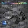 Kemik İletim Kulaklık Bluetooth Sport Earbuds MP3 çalar 32G RAM Kablosuz Kulaklıklar Müzik IPX8 Xiaomi İPhone Kulaklıklar