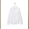 Blouses pour femmes chemises marque de créateur 2023 nouvelle chemise brodée pour hommes et pur coton motif fin tissu matin Style LHQ1