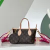 Patlama Yeni Kadınlar M46786 BB Çanta Sonsuza Kadar Favori Mini Tote Çanta Ayarlanabilir Tekstil Kayış Para Çantası Cüzdan Şakayık Pembe Tuval Cowhide Deri Altın