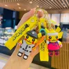 New cute cartoon pattern keychain, fashionable and trendy exquisite hanging accessories, personalized and trendy accessories wholesale