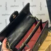 Womens Classic Mini Flap Long Wallet With Chain Bags Gold Metal Hardware Matelasse Chain Crossbody Shoulder Purse Multi Pochette Card Holder Pocket 4 Colors 20CM