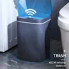 16L سلة المهملات الذكية CAN Automatic Assorbin Dustbin Electric Electric Bin Waterproof Wastebasket for Kitchen Bathroom Recycling Trash 240307