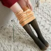 Capris New Large Plus Size Winter Autumn Warm Thermal Pantyhose Women Pants Fake Stockings Skin Effect Thin