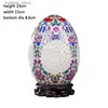 Vase Jingdezhen磁器の装飾的な装飾装飾装飾装飾ラッキーエッグハンディクラフト家具リビングルームアクセサリーギフトl240309