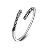 Fashion 925S Sterling Silver Open Bracelets Single Bangle Luxury Brand Designer Womens Men Adjustable Wristband Cuff Wedding Lovers Jewelry Fashion Accessories