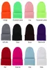 Solid Unisex Beanie Autumn Winter Wool Blends Soft Warm Knitted Cap Men Women Skull Cap Hats Gorro Ski Caps 13 Colors Beanies4420831