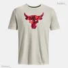 Mens Tshirts Project Rock Brahma Bull Tshirt Sıradan Moda Sokak Giyim Kadın Erkekler Spor Giyim Yüksek Kalite Kısa Kol Boyutu XS 6XL Yaz 230620 752