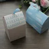10 Crayon House Paper Boxes With Ribbon Soap Candles Cookies Candies Liten Present Packaging Christmas Wedding Rabatt Decoration 240309