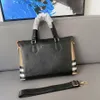 Aktetas Ontwerpers laptoptassen handtas crossbody Tas Aktetassen Zakelijke stijl kantoorhandtassen Grote capaciteit zakelijk Leer Sq2287