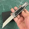 HotSale Carry Fruit Folding Knife 3.14 "D2 Blade CNC Aluminium+G10 Handtag utomhus campingjakt Taktiska fickknivar EDC -verktyg