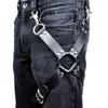 Ceintures Sexy Hommes Goth Pastel Pu Cuir Jarretière Ceinture Taille Sangles Harnais Bondage Jambe Bretelles Pour Jeans Pantalons Accessoires255i