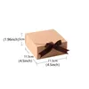 10 Christmas Gift Paper Boxes Party Gift Boxes Ribbon Wedding Birthday Handmade Candy Biscuit Chocolate Biscuit Boxes 240309