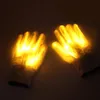 Gants électroluminescents LED, gants magiques colorés pour scène, clignotants, accessoires de spectacle