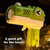 Gun Toys Full Automatic Bubble Gun Electric Machine Soap Bubbles Magic Bubble for Bathroom Summer Outdoor Toys Childrens Day Gifts T240309