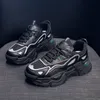 Grote grensoverschrijdende reflecterende riem Mode Lichtgewicht Dikke zool Verhoogde Papa Schoenen Super Outdoor Dames Sneakers Maat 35-40