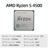 AMD Ryzen 5 4500 Processor R5 4000 Series CPU 100% Helt ny 6-kärnig 12-thread Socket AM4 Desktop PC Gamer Processor Kit Ryzen