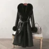 Imitation Fur Integrated Jacket For Women (100Cm<Length) Haining 23 Winter New Slim Fit Simulation Leather 788258