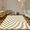 Dywany dywan w szachownicy do salonu w sypialni w kolorze dywanu kafelkowane kratę w kratkę fioletowy różowy zielony brązowy brązowy retro marokan221p