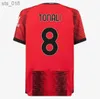 Soccer Jerseys Soccer Jerseys AC THEO TONALI 4th Shirt R.LEAO FootballH240309