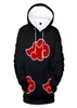 Japon Anime rouge nuage 3D sweat à capuche imprimé pour hommes femmes sweat à capuche hiver mode survêtement de sport dessus frais 7023038