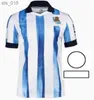 قمصان كرة القدم 2024 Real Sociedad Jersey Aihen Oyarzabal Sadiq Andre Silva Zubimendi Brais Mendez Merino Le Normand Gorosabel and Kids Football Shirth240309