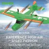 Электрический / RC самолет 2023 CONUSE RC Plane Drone 0583 Модель самолета 2CH 2.4G Пульт дистанционного управления со светодиодом Радиоуправление Вертолет EPP Foam Aircraft Toys T240309