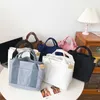 Sacolas de compras primavera e verão japonês de grande capacidade mil camadas bolsa bolsa bolsa feminina carregando pequena mamãe mamãe saco