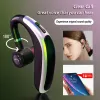 Single Ear Bluetooth 5.0 Headset With Mic Car Business Wireless Headphone Ear Hook In-Ear Earbuds Nosie Reduction Clear Call
