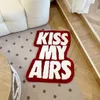 Kiss My Airs Tappeto fatto a mano in peluche trapuntato Tappeto puramente morbido adatto per l'arredamento della camera Soffici tappeti Camera da letto Bagno 240226