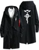 Men039s Felpe con cappuccio Felpe Fullmetal Alchemist Felpa con cappuccio Edward Elric Anime Trench Coat Uomo Moda Autunno Inverno Cerniera in cotone O5431686