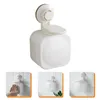 Dispenser di sapone liquido manuale a parete per gel doccia, balsamo per capelli, supporto per shampoo, portatile per lavaggio del corpo