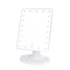 Miroirs compacts 22 LED Touch Sn Miroir de maquillage Professionnel Vanity Lights Santé Beauté Comptoir réglable 180 Goutte rotative Livrer DH8CH