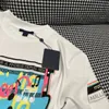 Nouveaux T-shirts de luxe pour hommes T-shirts à motif complet imprimé à manches courtes Tops en coton lâche hommes femmes chemise s-xxl