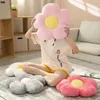 Cute Flower Plush Pillow Stuffed Soft Plant Flower Throw Pillow Cushion Home Sofa Decoration Pillow 240226