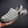 Slippers Sandals mens summer trend outdoor wearing with wrapped toe sandals anti slip thick soles large beach holes