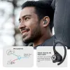 TWS Bluetooth-oortelefoon Echte draadloze hoofdtelefoon met microfoon Aanraakbediening Ruisonderdrukking Oorhaken Waterdichte hoofdtelefoon voor sport