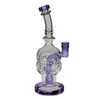 SAML 8.8 Inch Tall Glass SOL EGG FAB Bong Hookahs Seed Of Life Dab Rig Recycler Water pipe Female joint size 14.4mm PG3001(FC-EGG V2)