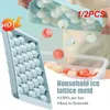 Baking Moulds 1/2PCS Ice Boll Hockey Mold Whiskey Ball Popsicle Tray Lollipop Making Gifts Kitchen Tools Accessories Box