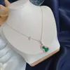 Designer di marchi di lusso in oro 18K collane di ciondoli per design di ciondoli Crystal Rinestone Collana Accessori per gioielli per la festa di matrimonio