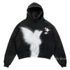 Oversized angel Print Hoodies Women Tops tracksuit men Couples Harajuku streetwear men Sweatshirt Goth Y2k Clothes men clothing 240227