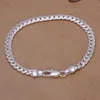 New 925 sterling silver bangles & bracelets for men fashion jewelry trendy wedding de plata de ley silver bracelet295p