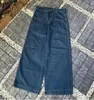 JNCO Lettera Ricamo Jeans Gotici per Uomo Hip Hop Street Skate Pantaloni Larghi in Denim Y2K Retro Harajuku Pantaloni Gamba Larga Dritti 240309