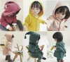 Children Baby Girl Fashion Hooded Coat Cute Solid Color Long Sleeve Spring Autumn Casual Outerwear 263r1364193