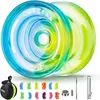 MAGICYOYO Plástico Doble Función Yo-yo K2 Crsytal Gradient Yoyo 240301