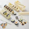 DIY Sushi Maker Heart Round Square Rice Mold Japanse Roller Food Bento Accessories Making Machine Onigiri Mat 240304