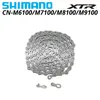 SHIMANO DEORE SLX XT XTR M6100 M7100 M8100 M9100 Ketting 12 Speed Mountainbike Fiets 12s Huidige MTB Onderdelen MET SNELLE LINK 240228