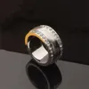 New style men ring classic charm trendy delicate designer rings diamond jewelry luxury popular designer ring silver platrd classic wholesale fashion zl168 G4