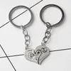 Pendanthalsband 2st. Par smycken halsband CP Love Heart Valentine's Day Gifsts for Lovers Party Accessory Trinket