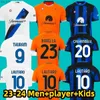 Fußballtrikots LUKAKU Fußballtrikots BARELLA THEO Fußballtrikot 2024 Spielerfans Männer Kinder Kits SetsH240309